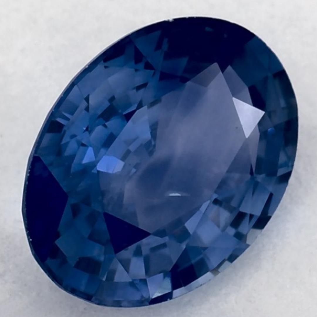 1.25 Ct Blue Sapphire Oval Loose Gemstone im Zustand „Neu“ im Angebot in Fort Lee, NJ