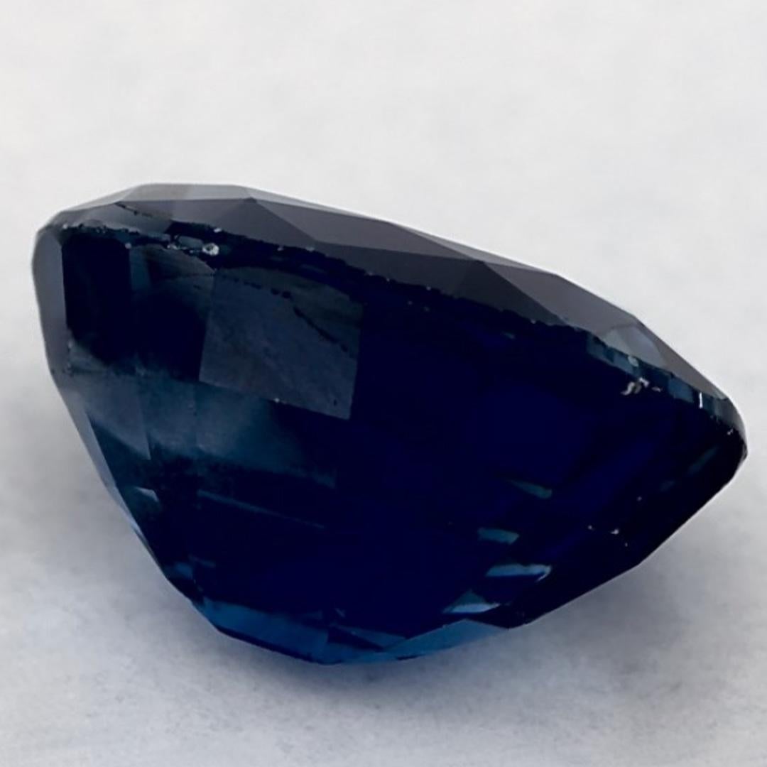 1.25 carati di zaffiro blu ovale sfuso in vendita 1