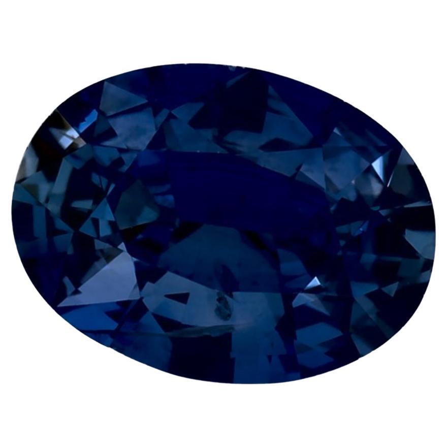 1.25 Ct Blue Sapphire Oval Loose Gemstone