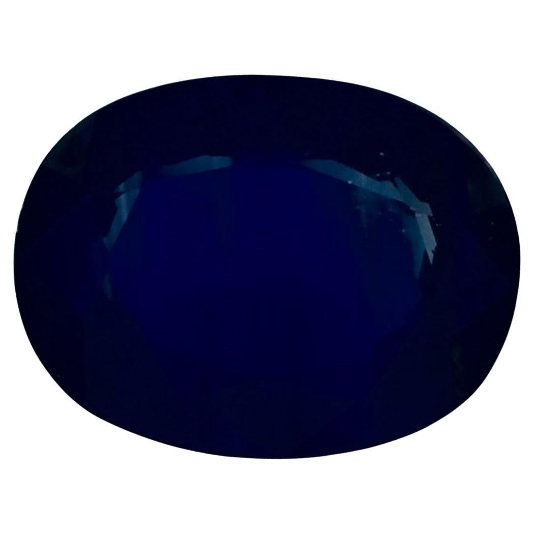 1.25 carati di zaffiro blu ovale sfuso