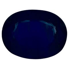 1.25 carati di zaffiro blu ovale sfuso