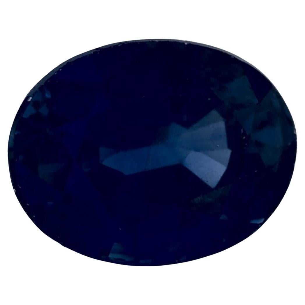 1.25 Ct Blue Sapphire Oval Loose Gemstone