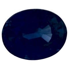 1.25 Ct Blue Sapphire Oval Loose Gemstone