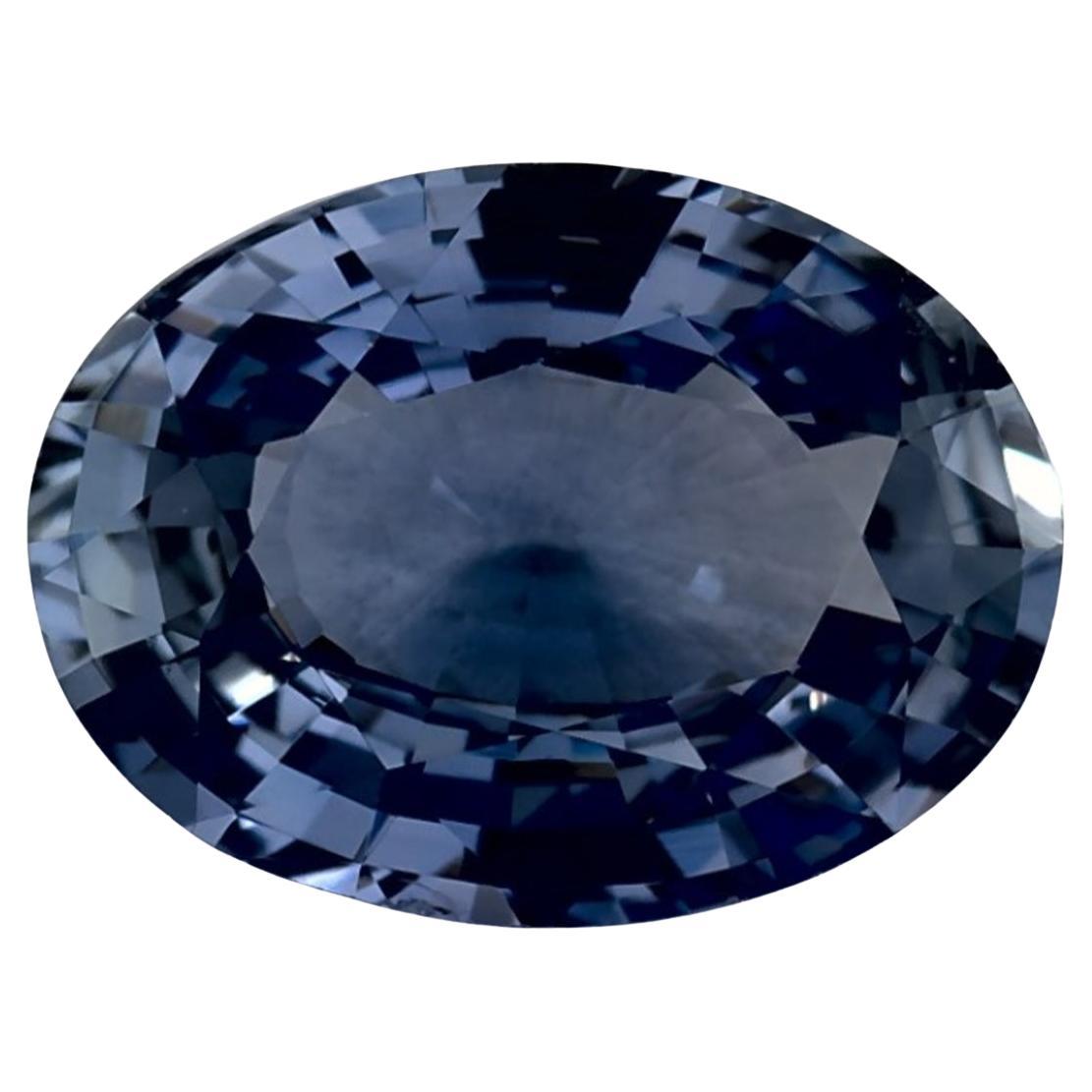 1.25 Ct Blue Sapphire Oval Loose Gemstone For Sale