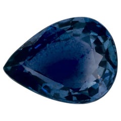 1.25 Ct Blue Sapphire Pear Loose Gemstone (pierre précieuse en vrac)