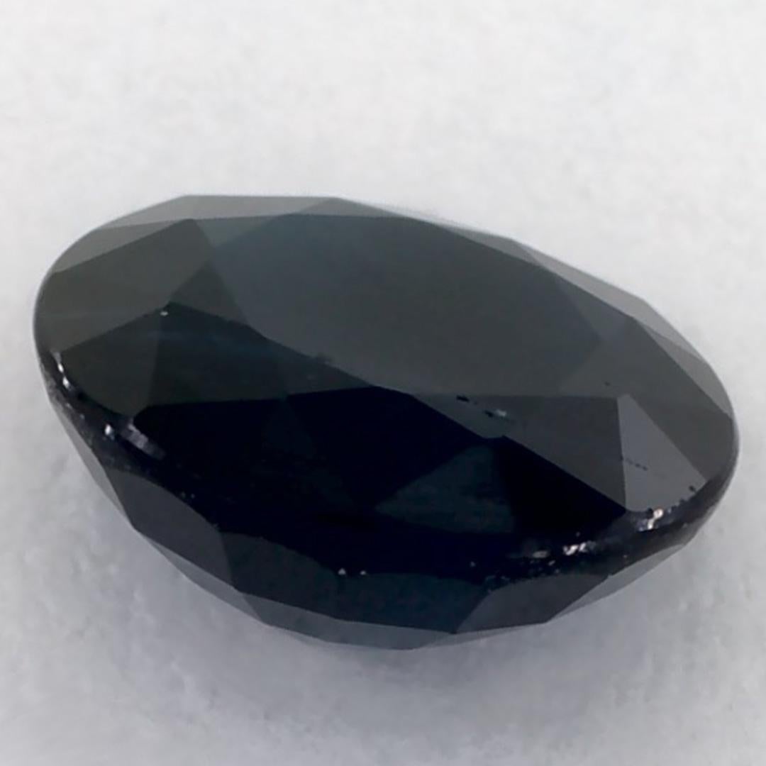 1.25 Ct Blue Sapphire Round Loose Gemstone (pierre précieuse en vrac) en vente 3
