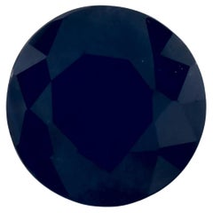 1.25 ct Zafiro Azul Redondo Gema Suelta