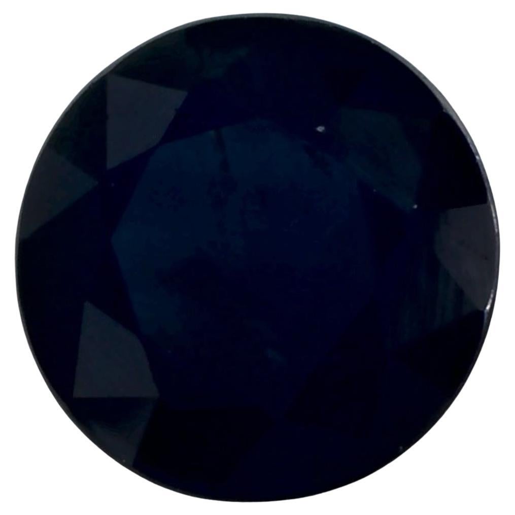 1.25 ct Zafiro Azul Redondo Gema Suelta