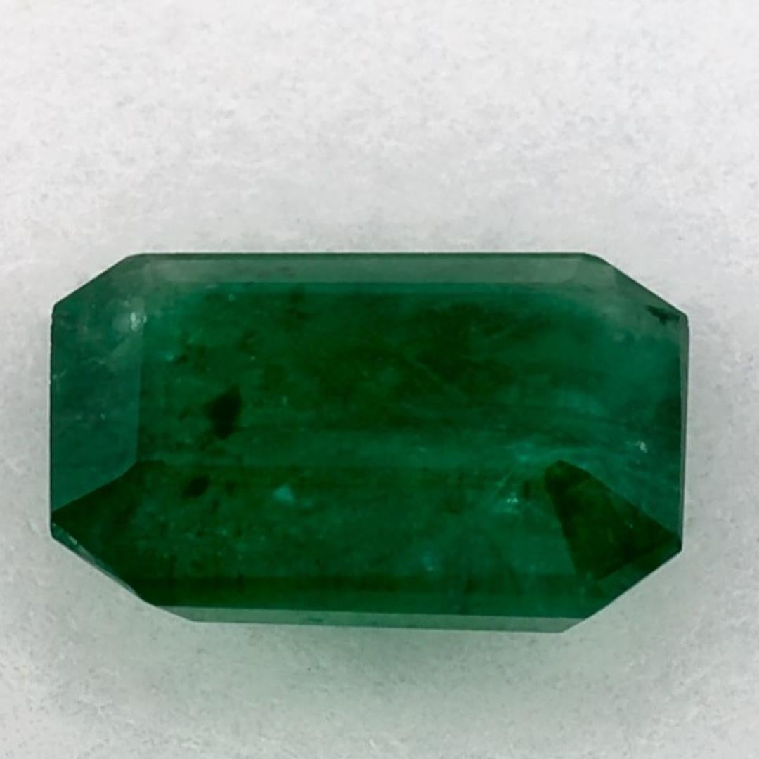 Gemma ottagonale smeraldo da 1,25 carati sfusa In condizioni Nuovo in vendita a Fort Lee, NJ