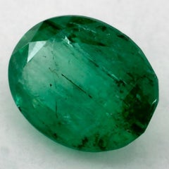 1.25 carati di smeraldo ovale sfuso