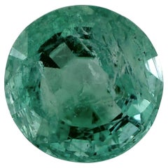 1.25 Ct Emerald Round Loose Gemstone (pierre précieuse en vrac)