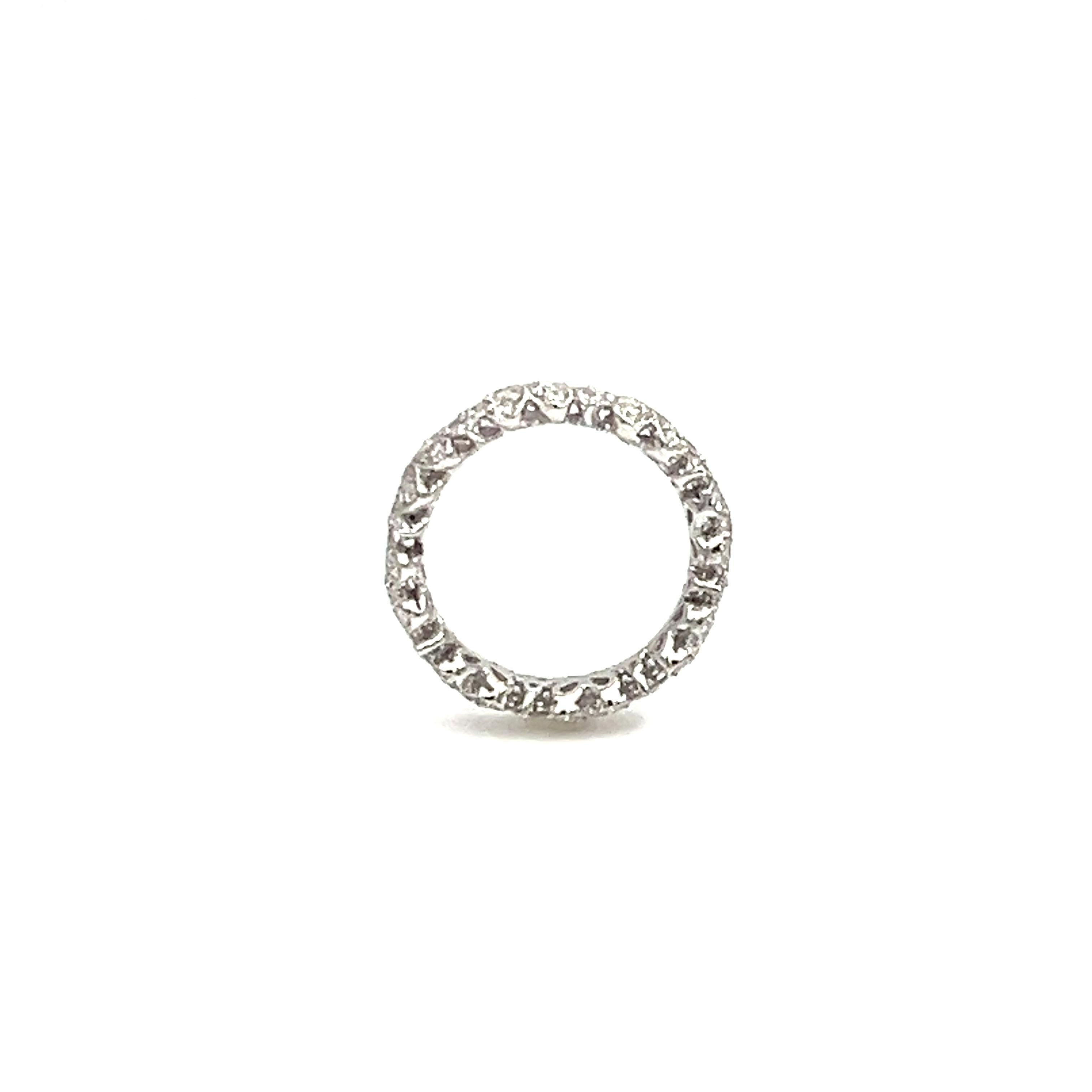 Bandeau en forme de fleur avec diamant de 1,25 ct Pour femmes en vente