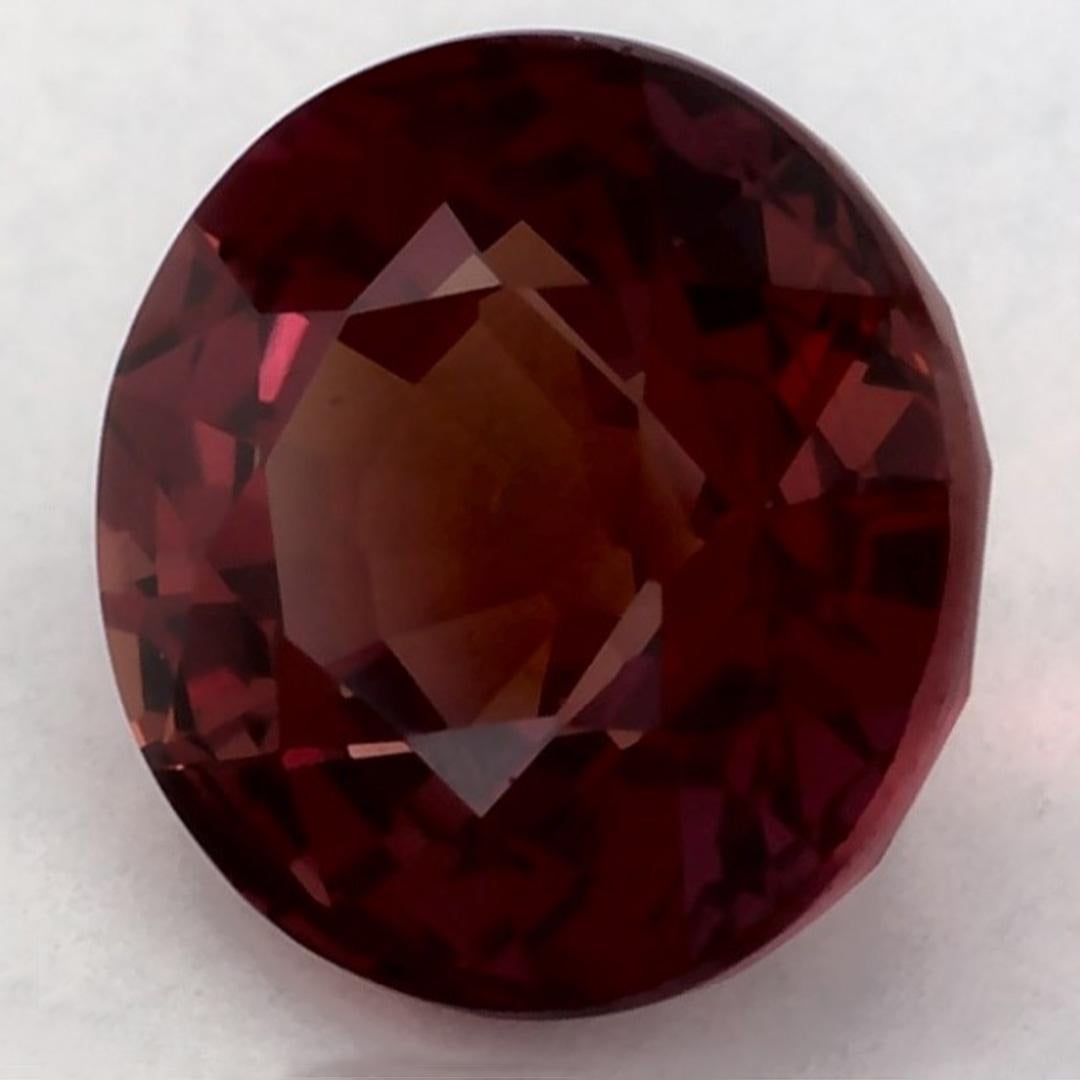 Round Cut 1.25 Ct Ruby Round Loose Gemstone For Sale
