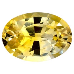 1.25 carati di zaffiro giallo ovale sfuso