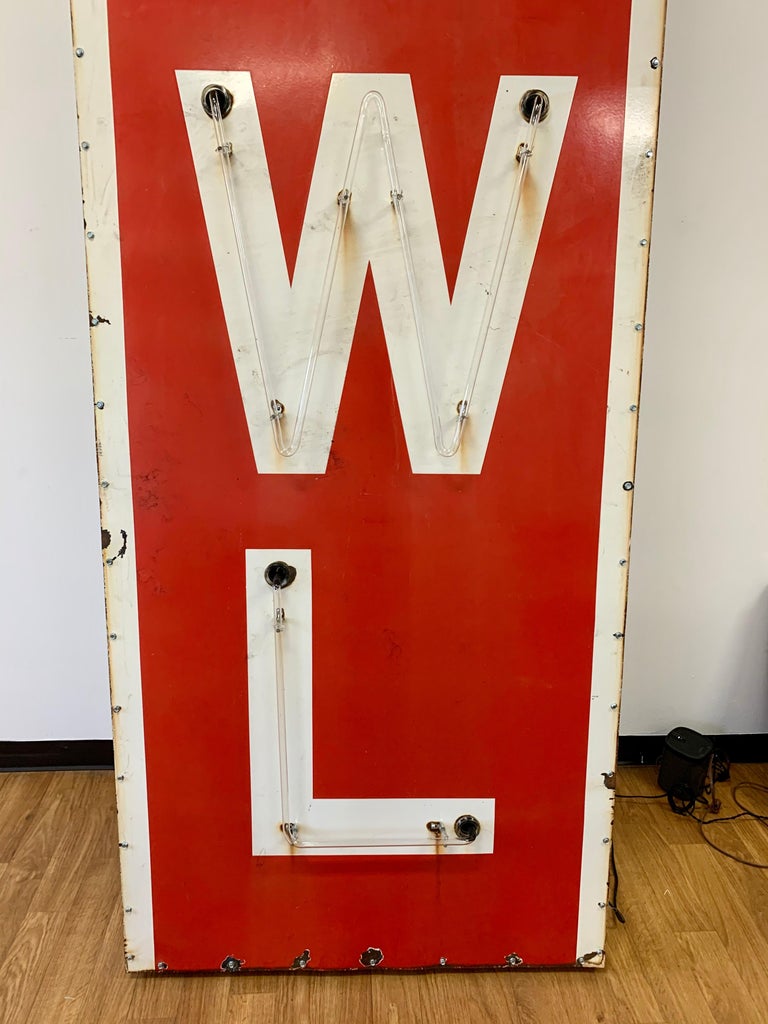 12.5 Foot Tall Vintage Neon Bowling Sign For Sale 4