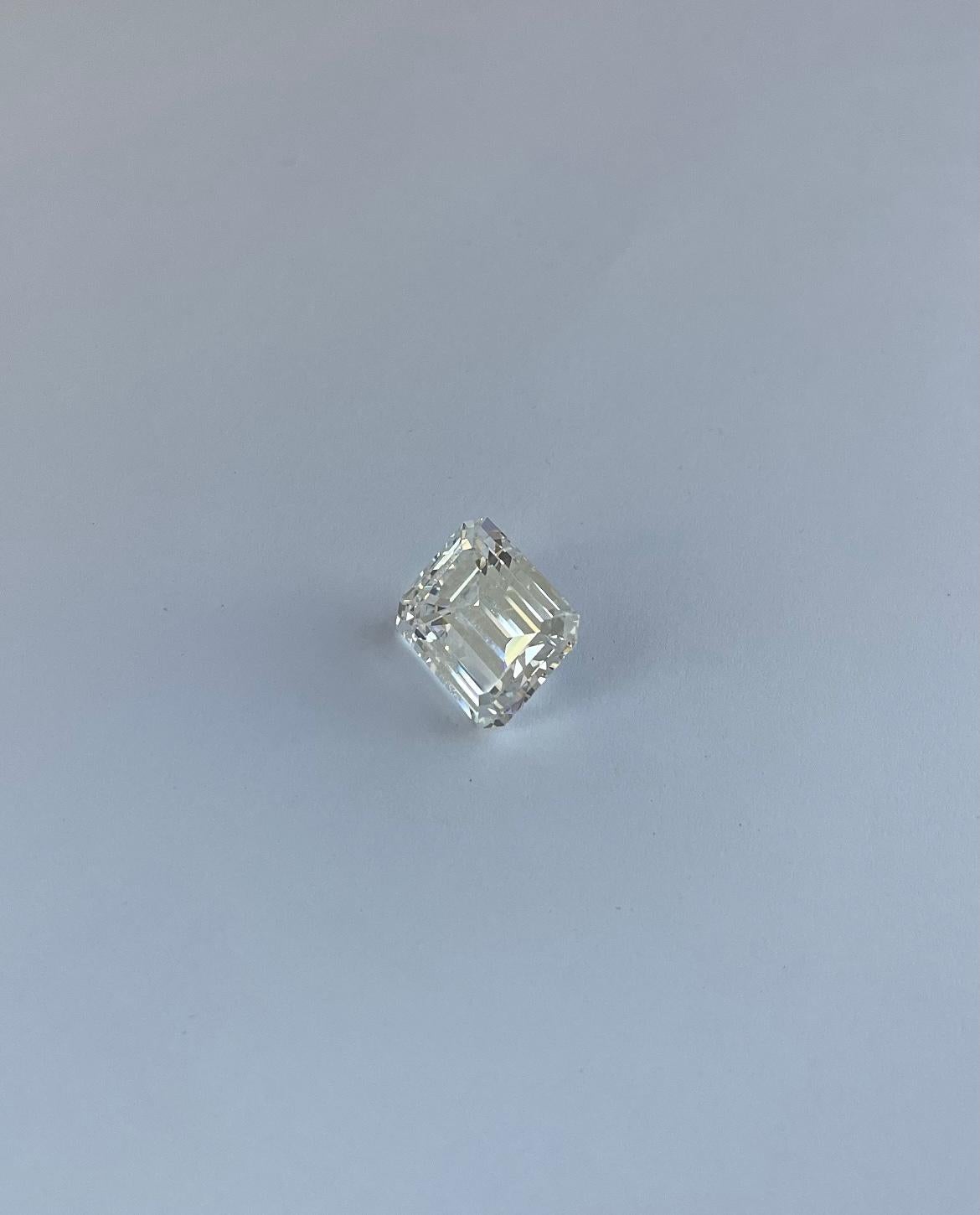 12,50 Karat Diamant im Smaragdschliff GIA-zertifiziert im Angebot 2