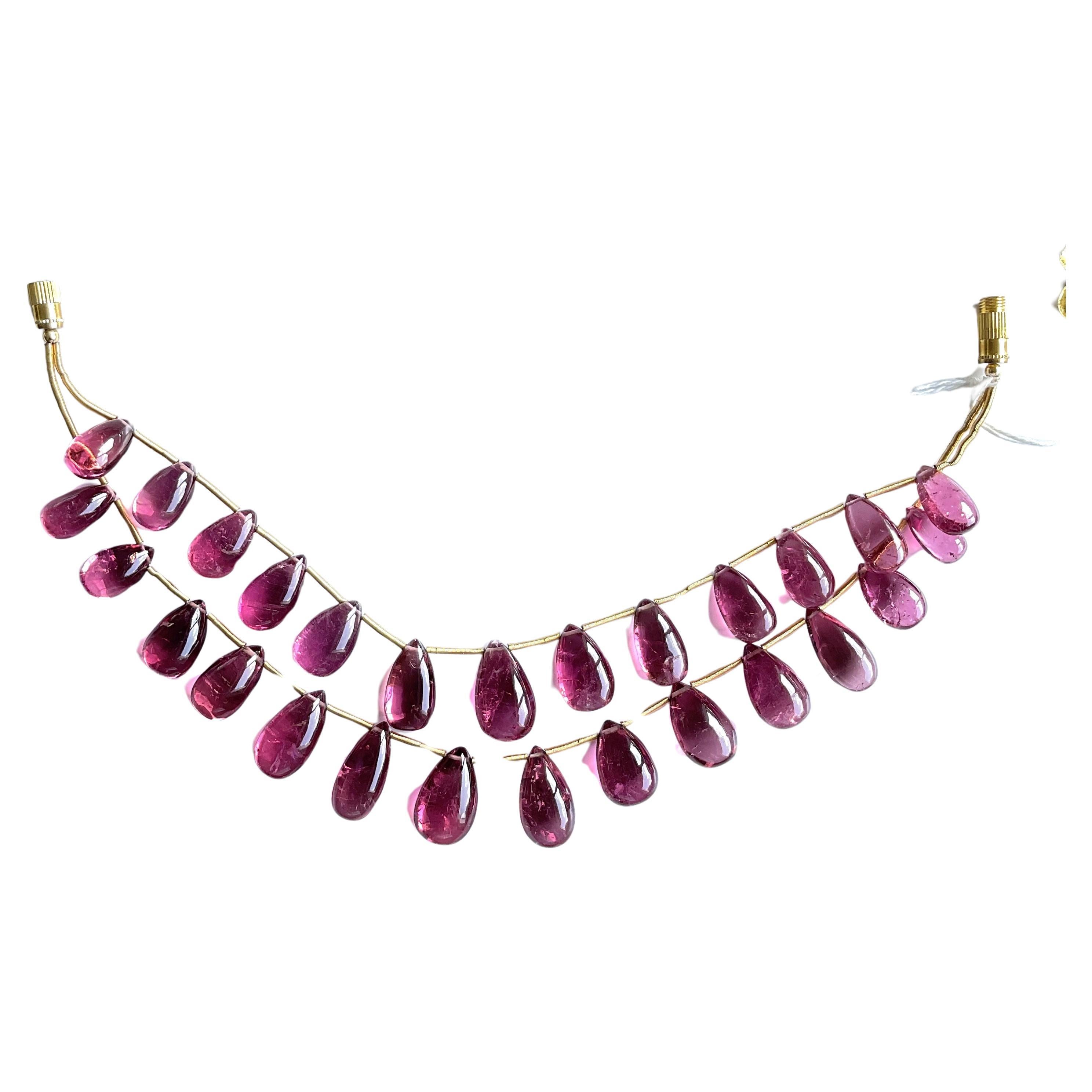 Boucles de tourmaline rubellite 125,16 carats layout Fine Jewelry Natural Gems en vente