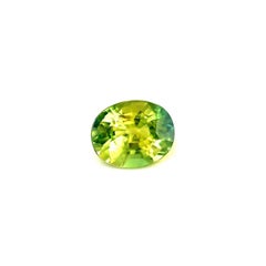 1.25ct Bi Colour Sapphire Gra Certified Oval Cut Yellow Blue Loose Gem 6.7x5.5mm