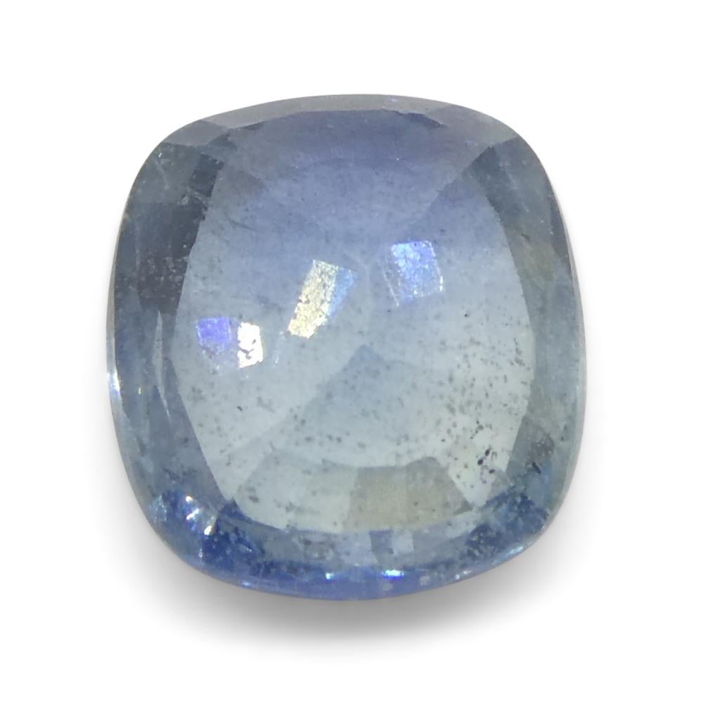 1.25ct Cushion Blue Sapphire from Tanzania For Sale 5
