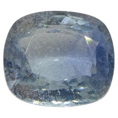 1,25 Karat blauer Saphir im Kissenschliff aus Tansania