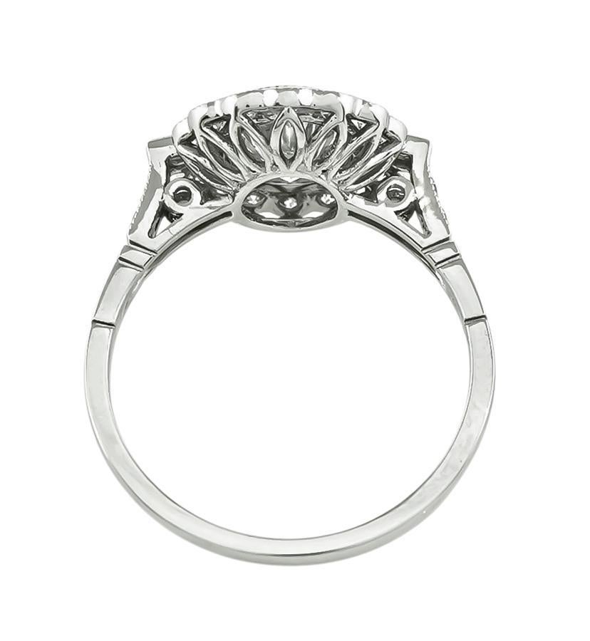 1.25ct Diamond Engagement Ring In Good Condition In New York, NY