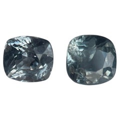 1,25ct Espinela gris verdosa (4,6x4,6x3,2/4,6x4,4x3,5)mm