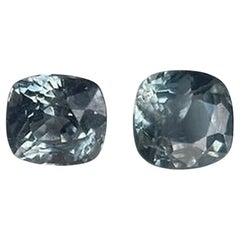 1.25ct Greenish grey Spinel (4.6x4.6x3.2/4.6x4.4x3.5)mm