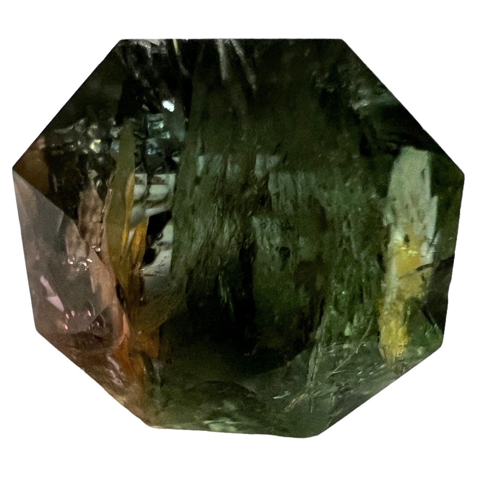 12.5ct Octagonal Rubellite Tourmaline Gemstone  For Sale 2
