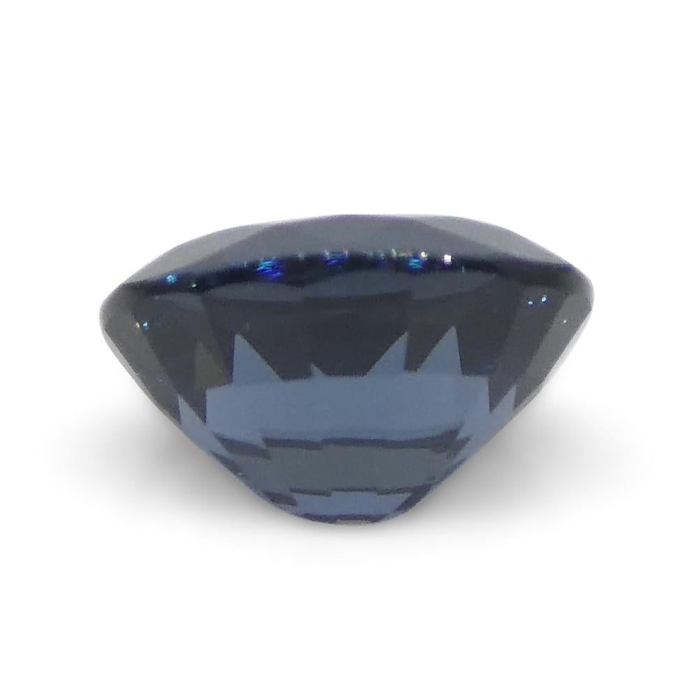 1.25ct Oval Blue Spinel from Burma For Sale 6