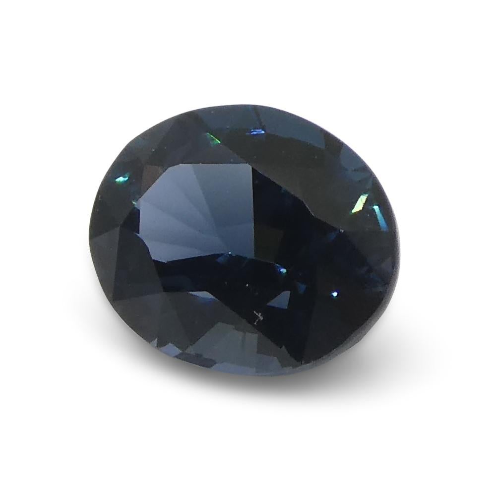 1.25ct Oval Blue Spinel from Burma For Sale 5