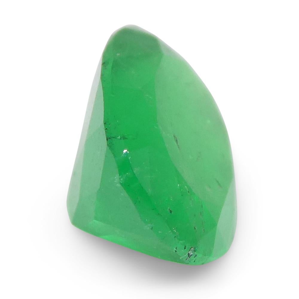 1.25ct Oval Green Emerald from Colombia For Sale 1