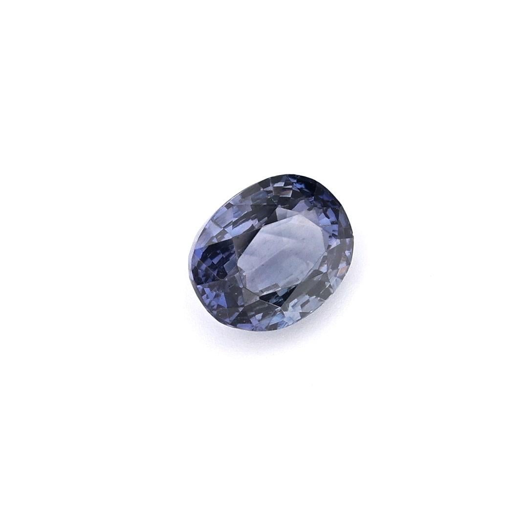 Certified 1.25ct Purple Sapphire Unheated Gemstone Ceylon Origin Ring Gemstone For Sale 7