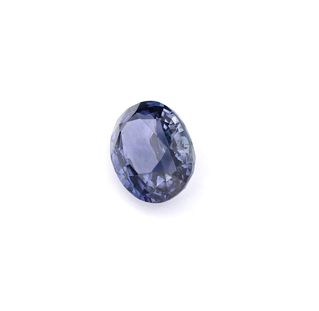 Women's or Men's Certified 1.25ct Purple Sapphire Unheated Gemstone Ceylon Origin Ring Gemstone For Sale