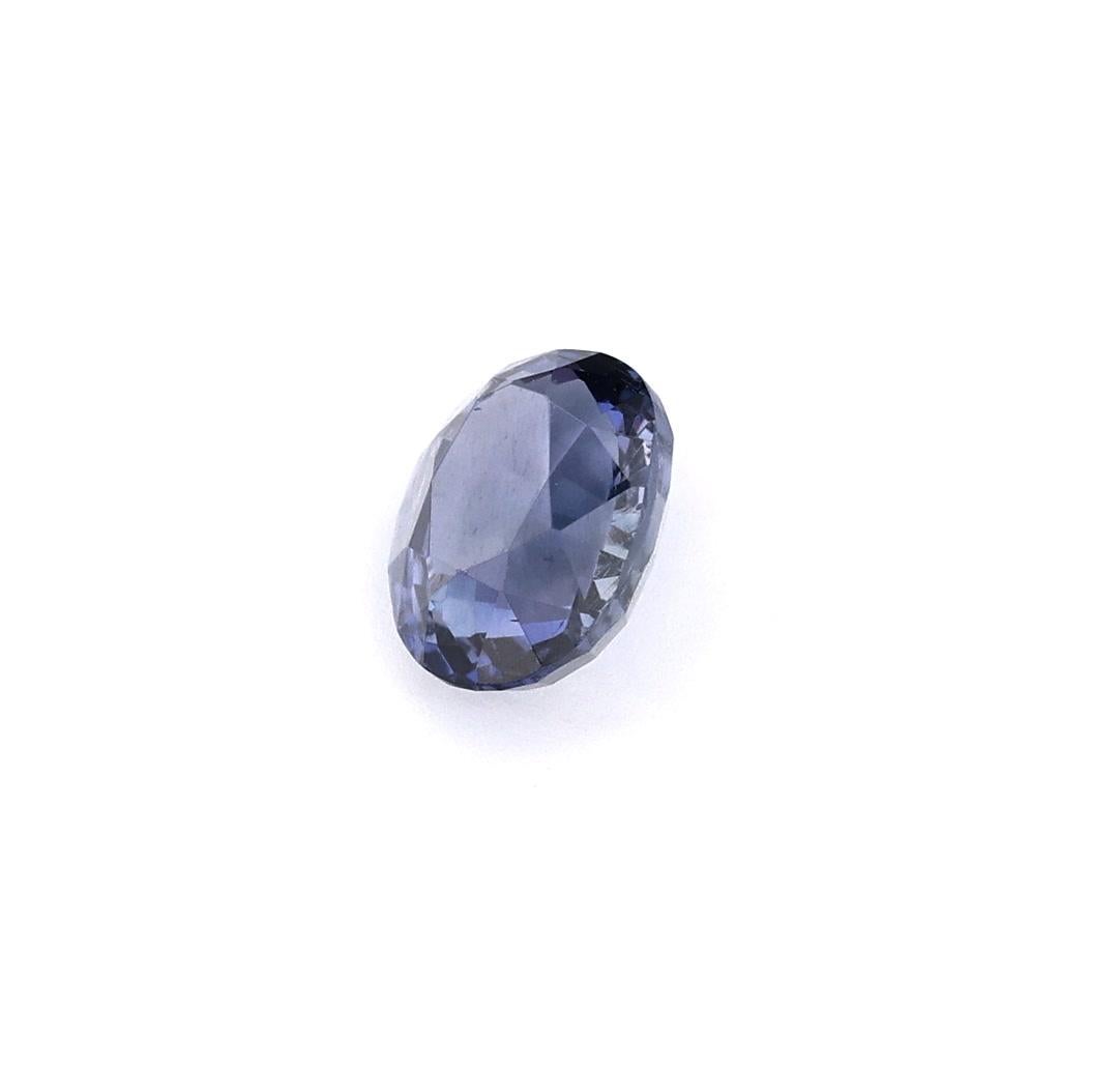 Certified 1.25ct Purple Sapphire Unheated Gemstone Ceylon Origin Ring Gemstone For Sale 1