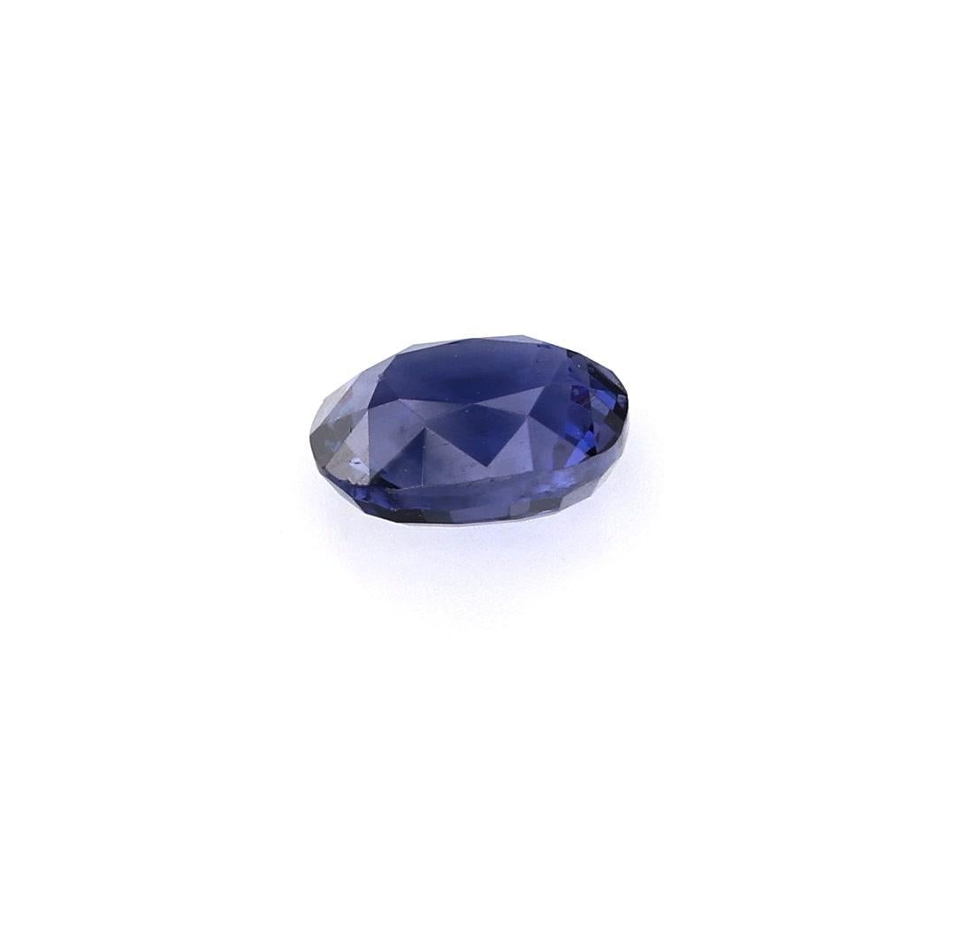 Certified 1.25ct Purple Sapphire Unheated Gemstone Ceylon Origin Ring Gemstone For Sale 3