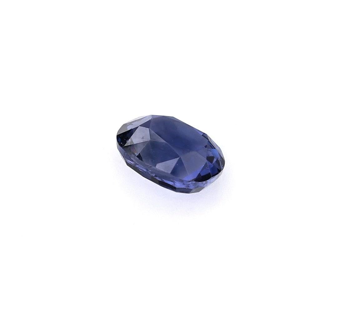 Certified 1.25ct Purple Sapphire Unheated Gemstone Ceylon Origin Ring Gemstone For Sale 4