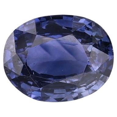 Certified 1.25ct Purple Sapphire Unheated Gemstone Ceylon Origin Ring Gemstone