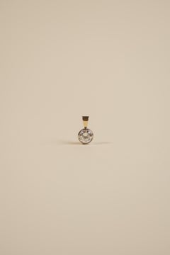 1.25ct Round Brilliant Diamond Pendant in 18kt White & Yellow Gold