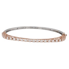 1.25ctw Diamond Hearts Bangle Bracelet 18k Rose
White Gold 6.5" 1.25ctw Diamond Hearts Bangle Bracelet 18k Rose
White Gold 6.5"