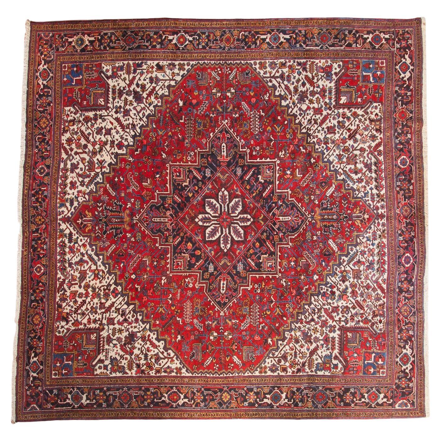 Vintage Mehrivan Square Carpet