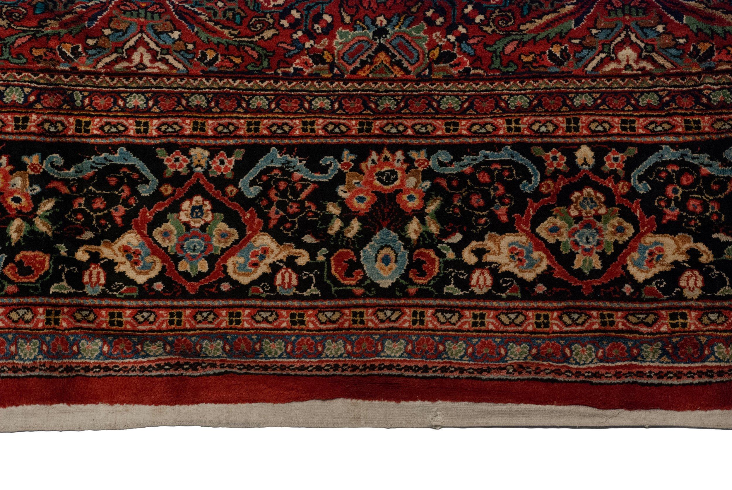 Mahal Teppich im Vintage-Stil (Persisch) im Angebot