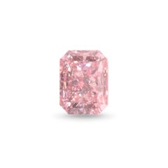 1.26 carat Argyle Pink Radiant Cut 5PR Loose Diamond GIA and Argyle Certificate