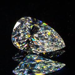 1.26 Carat Loose H / VS2 Pear Shaped Cut Diamond GIA Certified