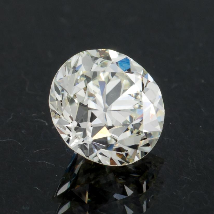 1.26 Carat Loose L / VVS2 Circular Brilliant Cut Diamond GIA Certified For Sale 3