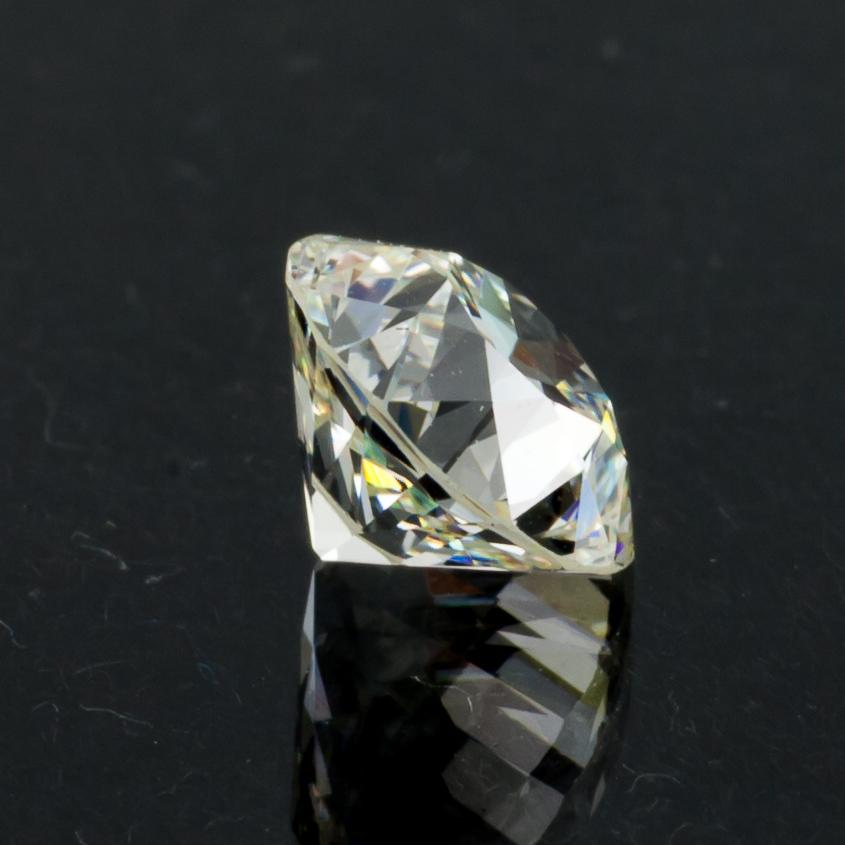 1,26 Karat Loser L / VVS2 Kreisförmiger Diamant im Brillantschliff GIA zertifiziert im Angebot 5