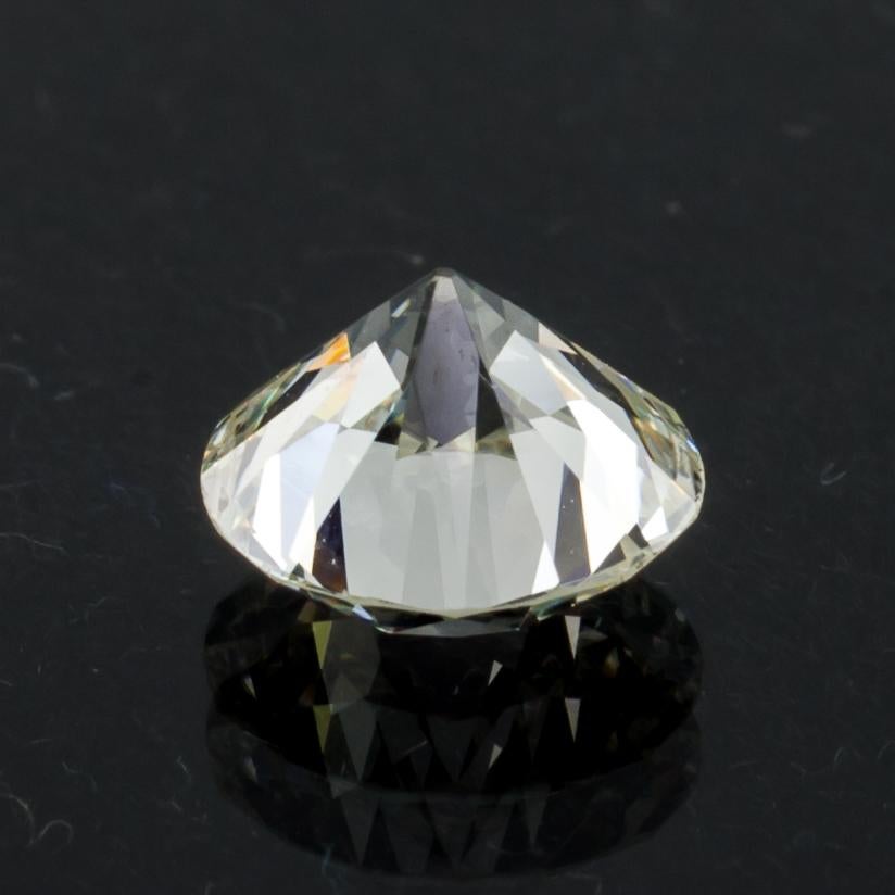 1.26 Carat Loose L / VVS2 Circular Brilliant Cut Diamond GIA Certified For Sale 5