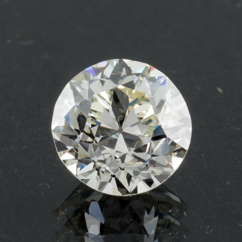 1.26 Carat Loose L / VVS2 Circular Brilliant Cut Diamond GIA Certified For Sale 1