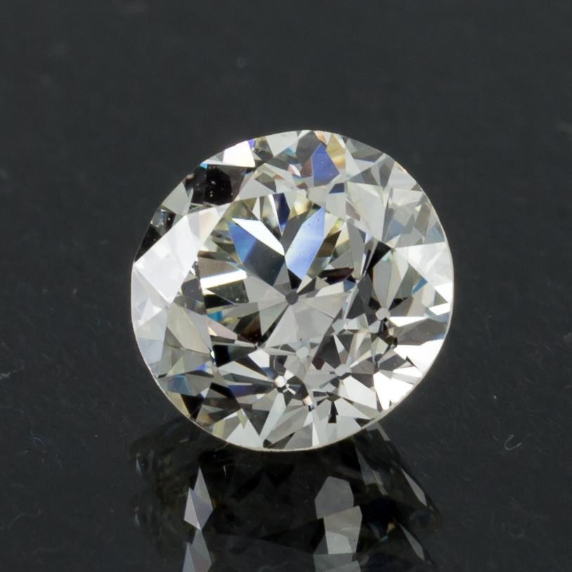 1.26 Carat Loose L / VVS2 Circular Brilliant Cut Diamond GIA Certified For Sale 2