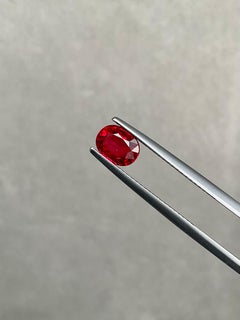 1.26 Carat Oval Songea Sapphire