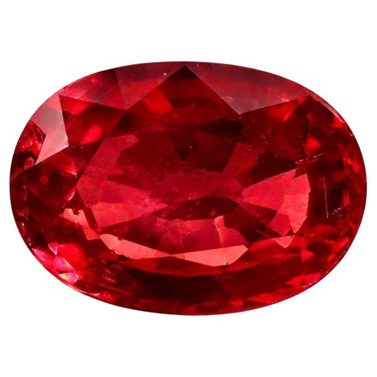 1.26 Carat Oval Songea Sapphire